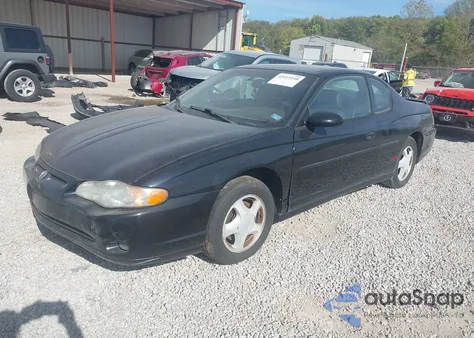 2000 Chevrolet Monte Carlo Ss z USA, uszkodzony, nr VIN 2G1WX12K8Y9238960